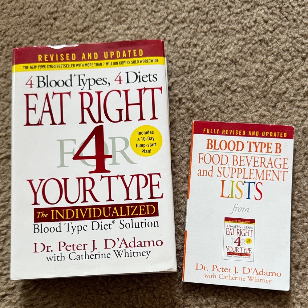 Eat Right 4 Your Type Book Set